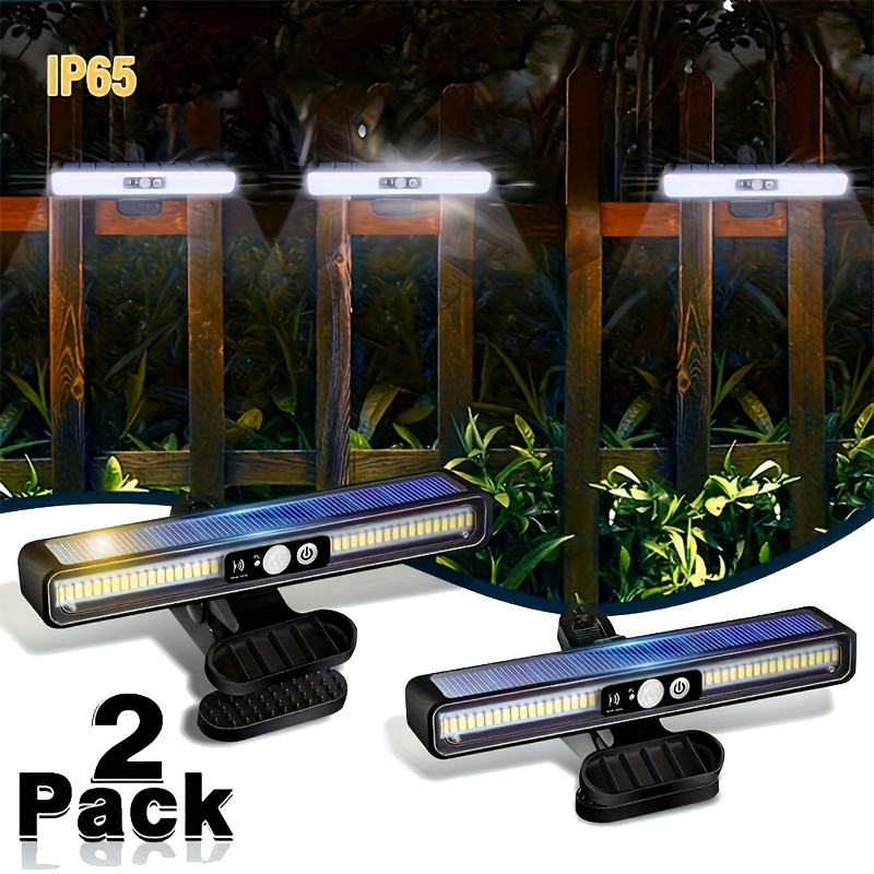 Outdoor Lighting Led - Clip-on zonne-bewegingslampen voor buiten, waterdicht, zonne-schuttinglampen
