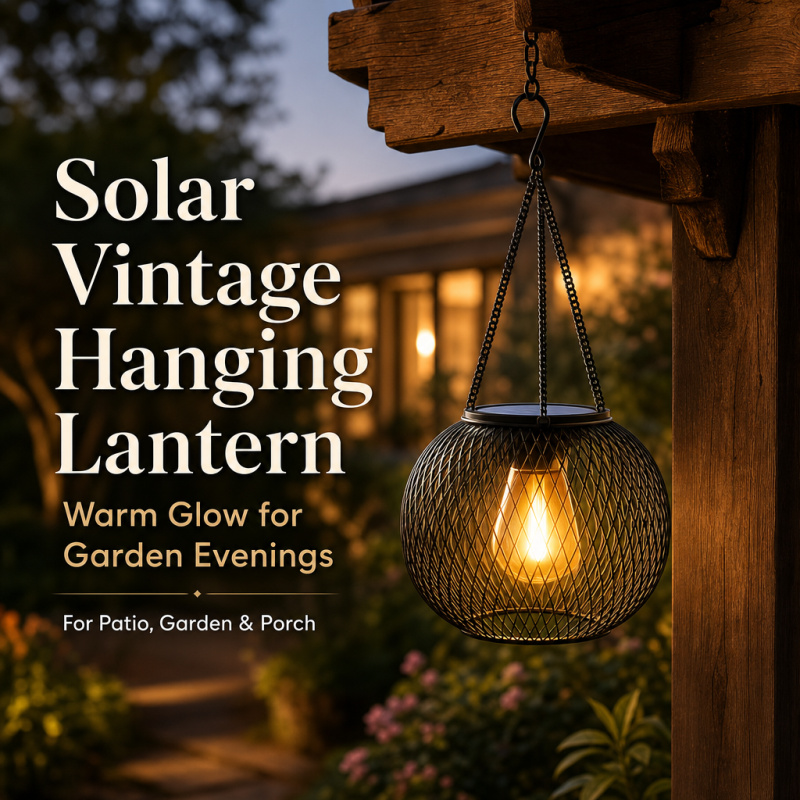 Outdoor Lighting Diy - Op zonne-energie werkende LED hangende vloerlamp