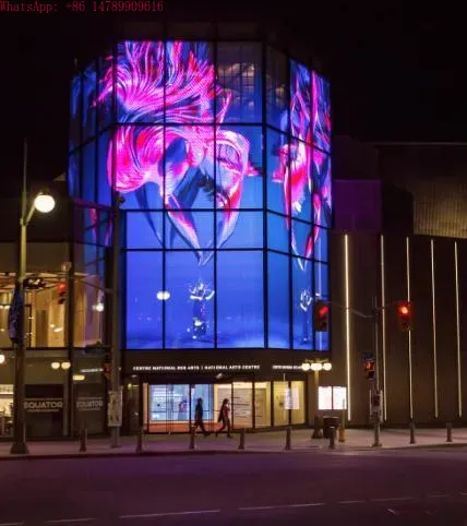 Wall Lighting Outdoor - Superlichte transparante LED-scherm voor binnen en