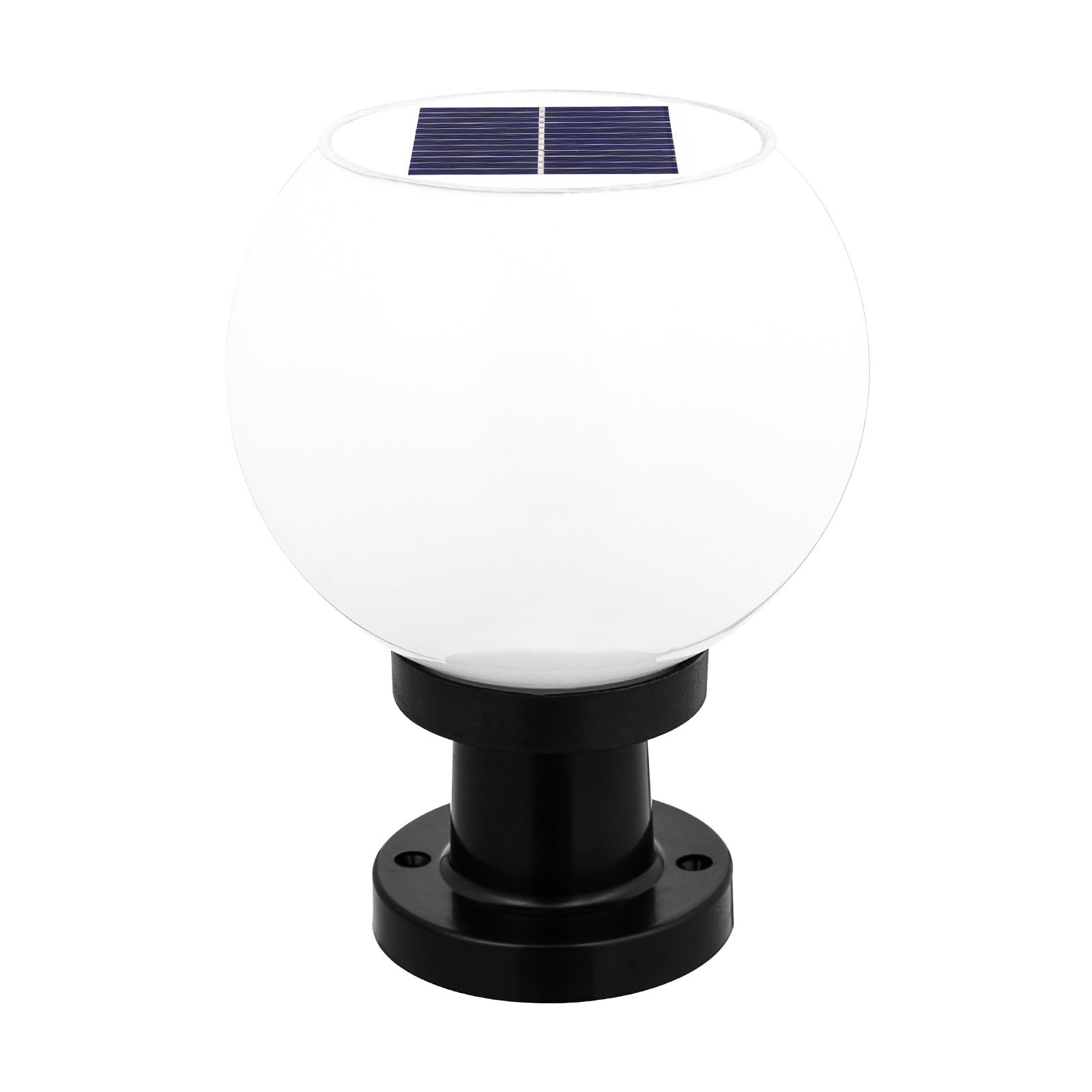 Wall Lighting Outdoor - Buitenlamp op zonne-energie, waterdichte ronde LED-wandlamp,