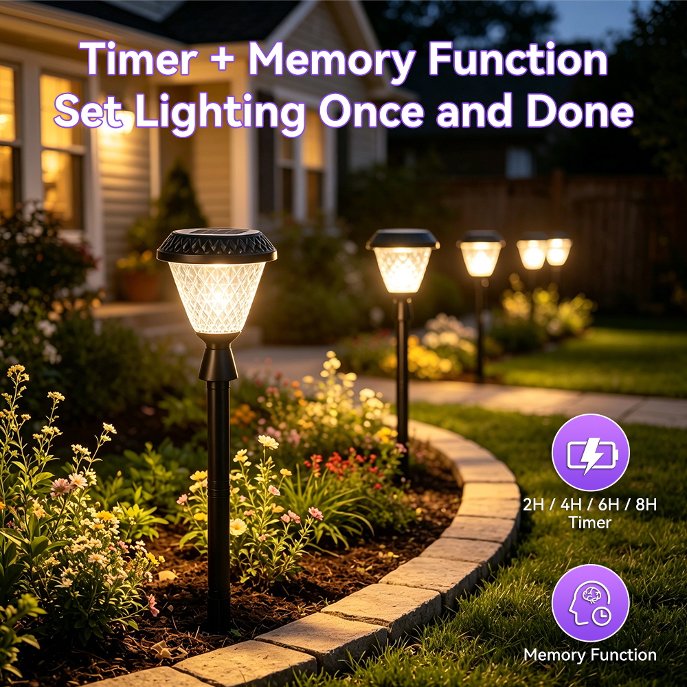Color Changing Outdoor - Solar Post Cap Light IP65 Waterdichte