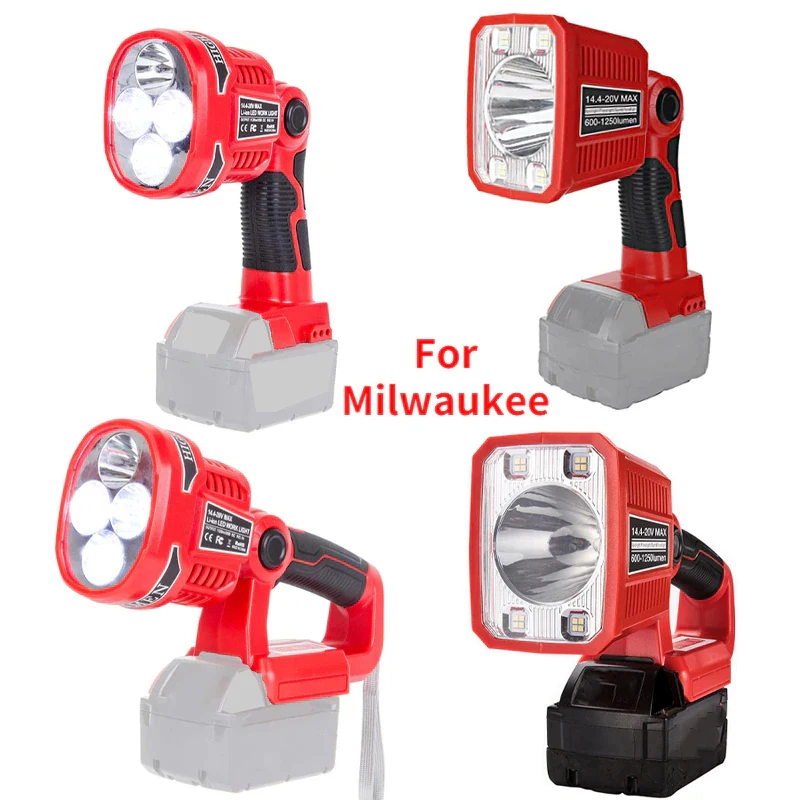 Outdoor Lighting Milwaukee - Draagbare LED Lamp Werklamp Voor Milwaukee