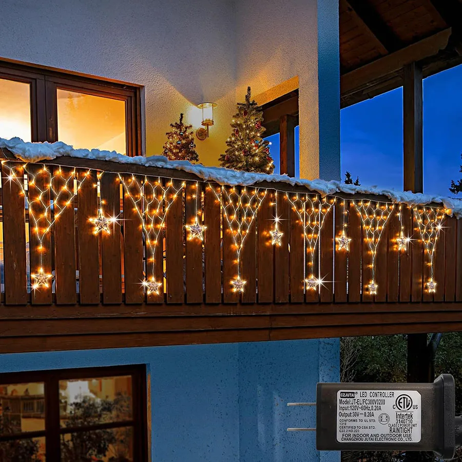 Outdoor Lighting Grid Screen - Eu/Us Plug Led Net Mesh Sprookjesachtige