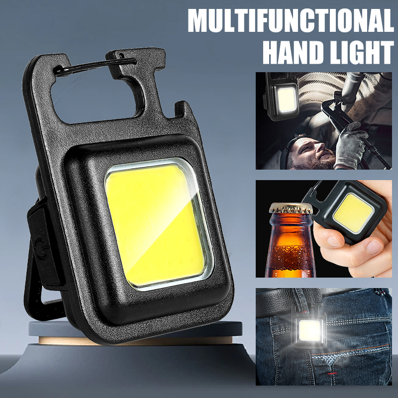 Outdoor Lighting B&Q - Superheldere, handige, draagbare MINI COB sleutelhangerlamp,