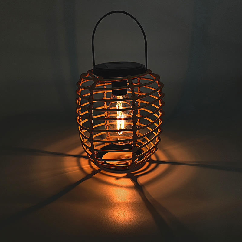Solar Lantern Hanging - Warme LED retro staande lamp buiten