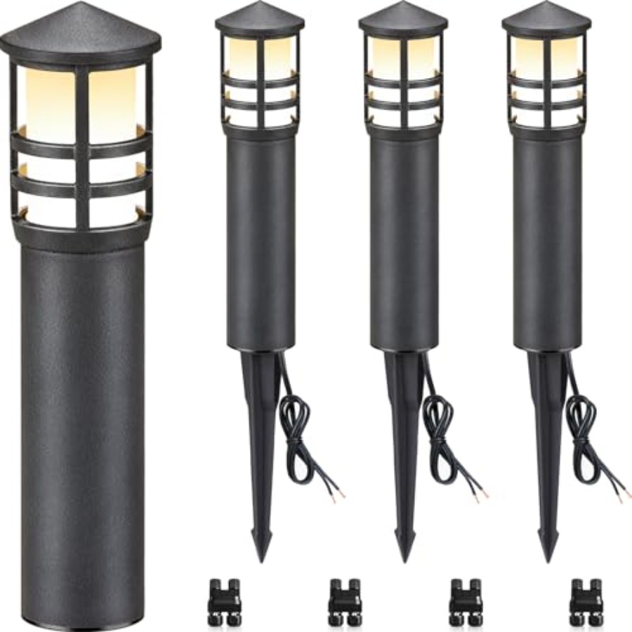 Outdoor Lighting Low Voltage - 4-pack laagspanningspadverlichting 3W 3000K 12-24V LED
