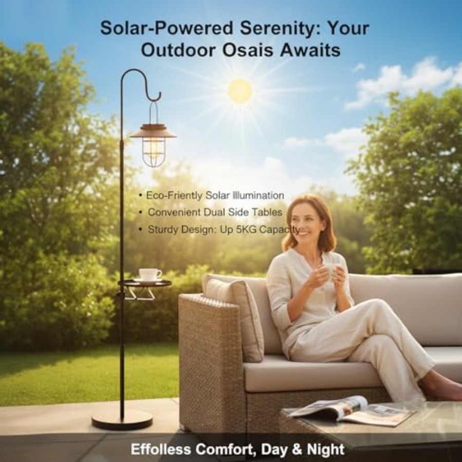 Solar tuinlamp met tafeltje, 6 - Outdoor Lighting Lamps recensie en prijs