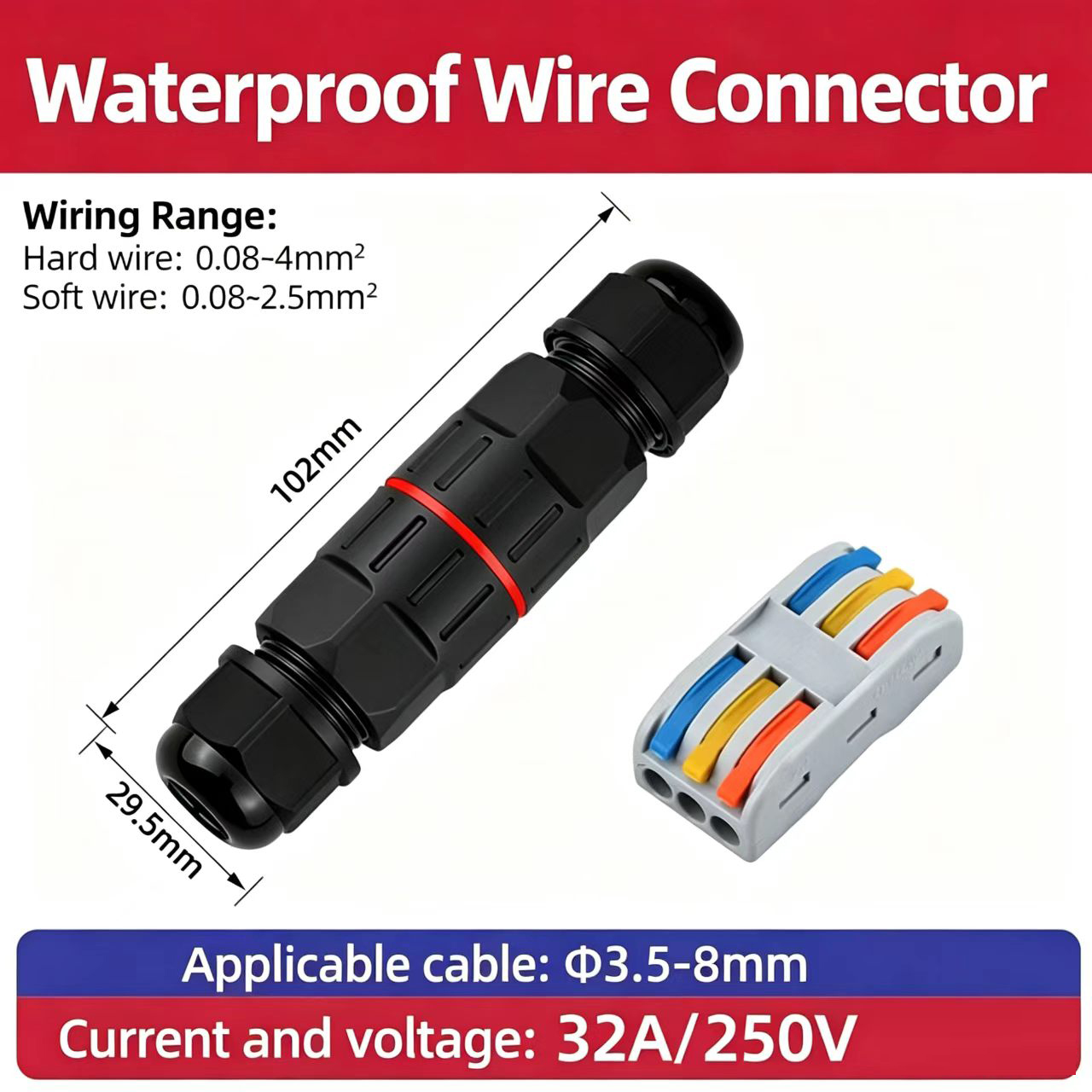 1Pc 2 Pin 3 Pin Draadconnector - Outdoor Lighting Low Voltage recensie en prijs