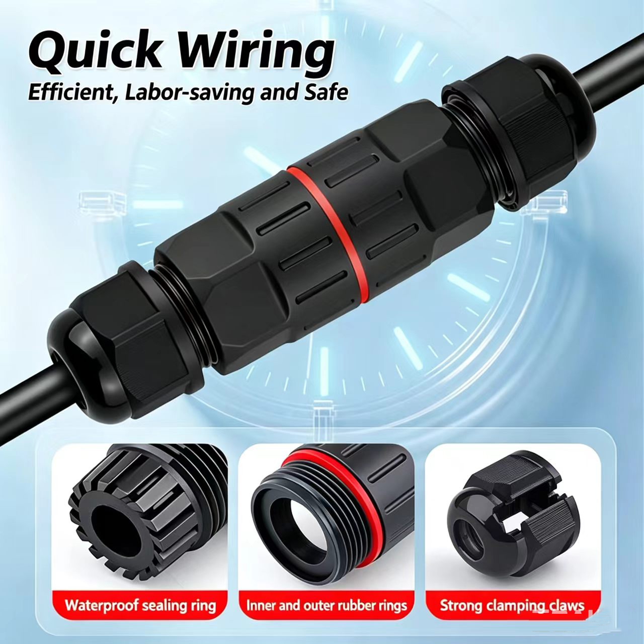 1Pc 2 Pin 3 Pin Draadconnector - Outdoor Lighting Low Voltage recensie en prijs