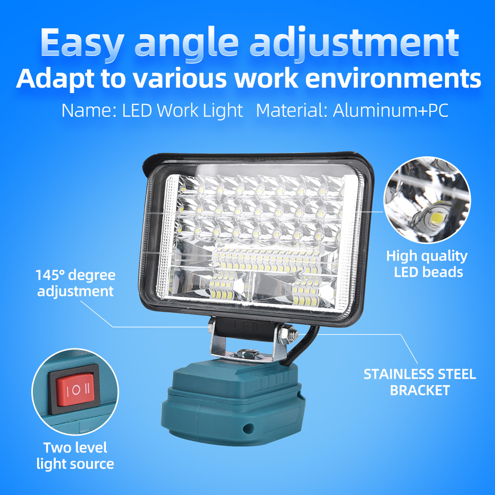 18V LED-lamp Werklamp voor Mak - Outdoor Lighting Milwaukee recensie en prijs