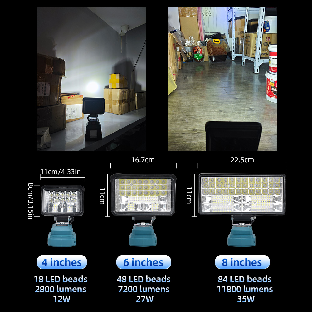 18V LED-lamp Werklamp voor Mak - Outdoor Lighting Milwaukee recensie en prijs