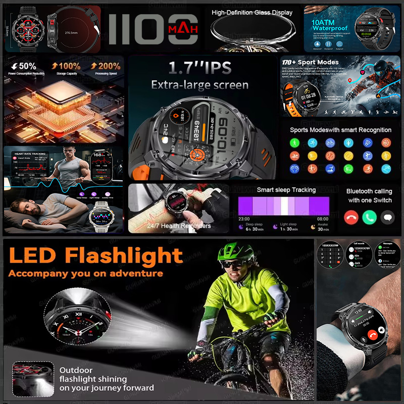 T-REX 3 Militaire Smartwatch H - Outdoor Lighting Perspectives recensie en prijs