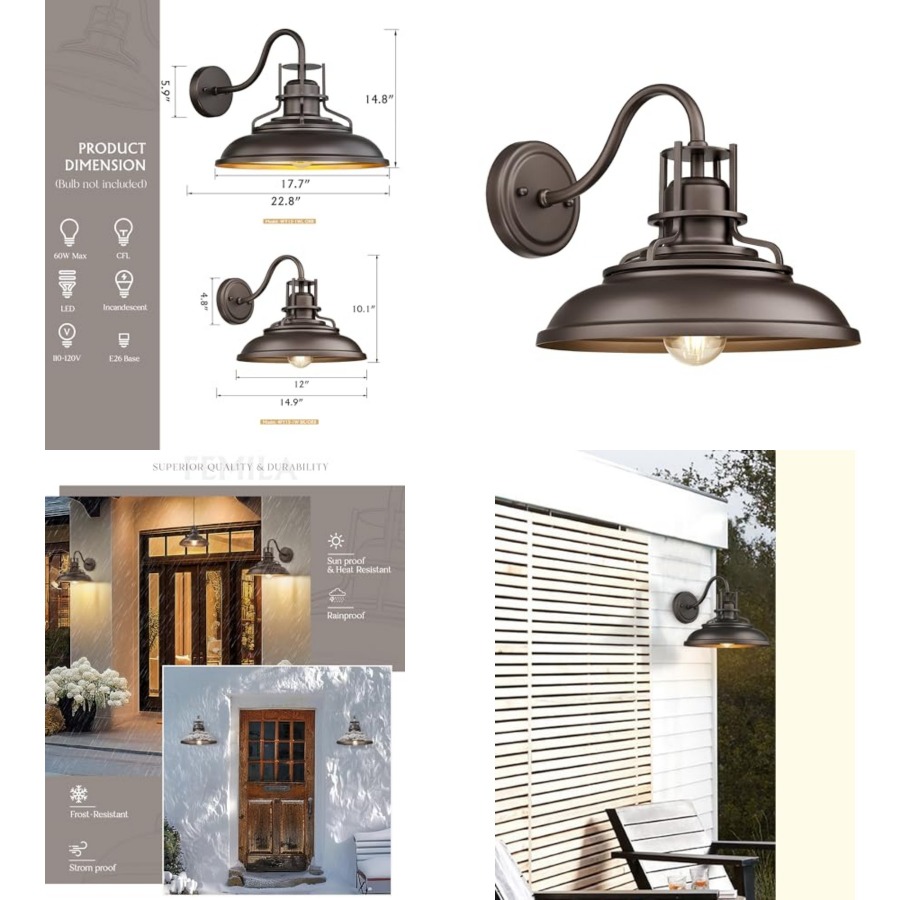 Buitenlamp voor schuur, buiten - Wall Lighting Outdoor recensie en prijs