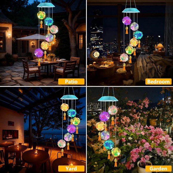 Zonne-windgong, kleurverandere - Color Changing Outdoor recensie en prijs