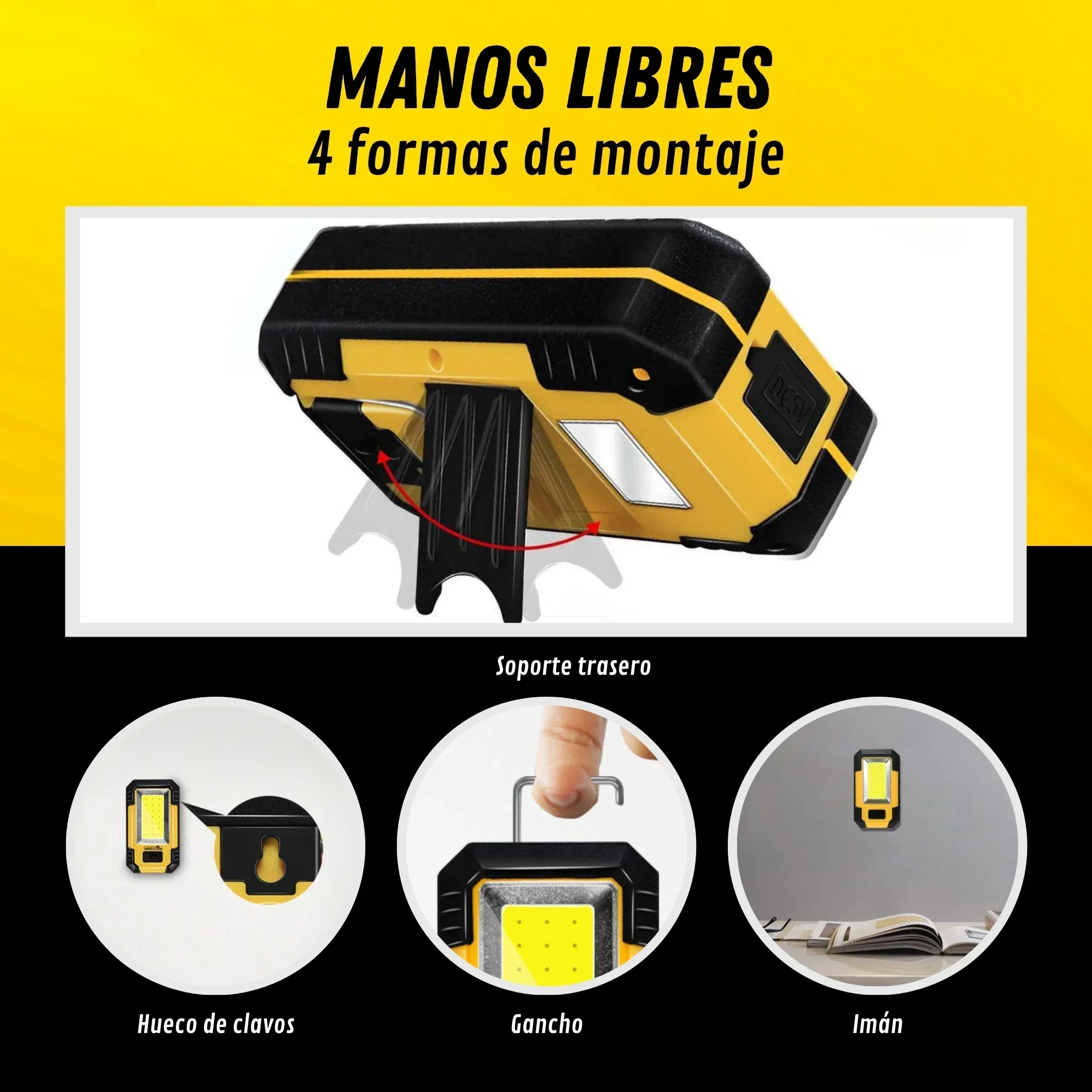 Oplaadbare 4000mAh werklamp, s - Outdoor Lighting B&Q recensie en prijs