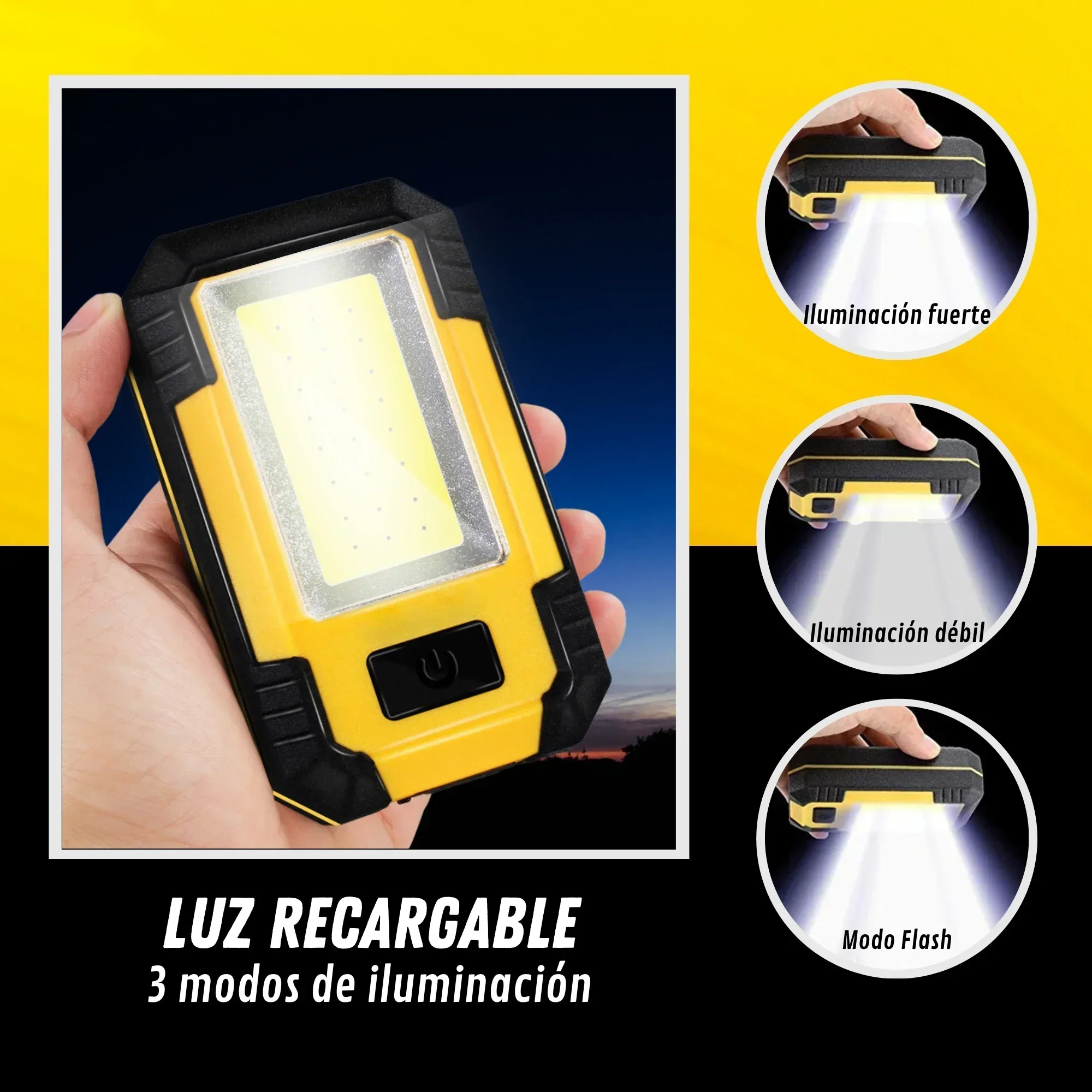 Oplaadbare 4000mAh werklamp, s - Outdoor Lighting B&Q recensie en prijs