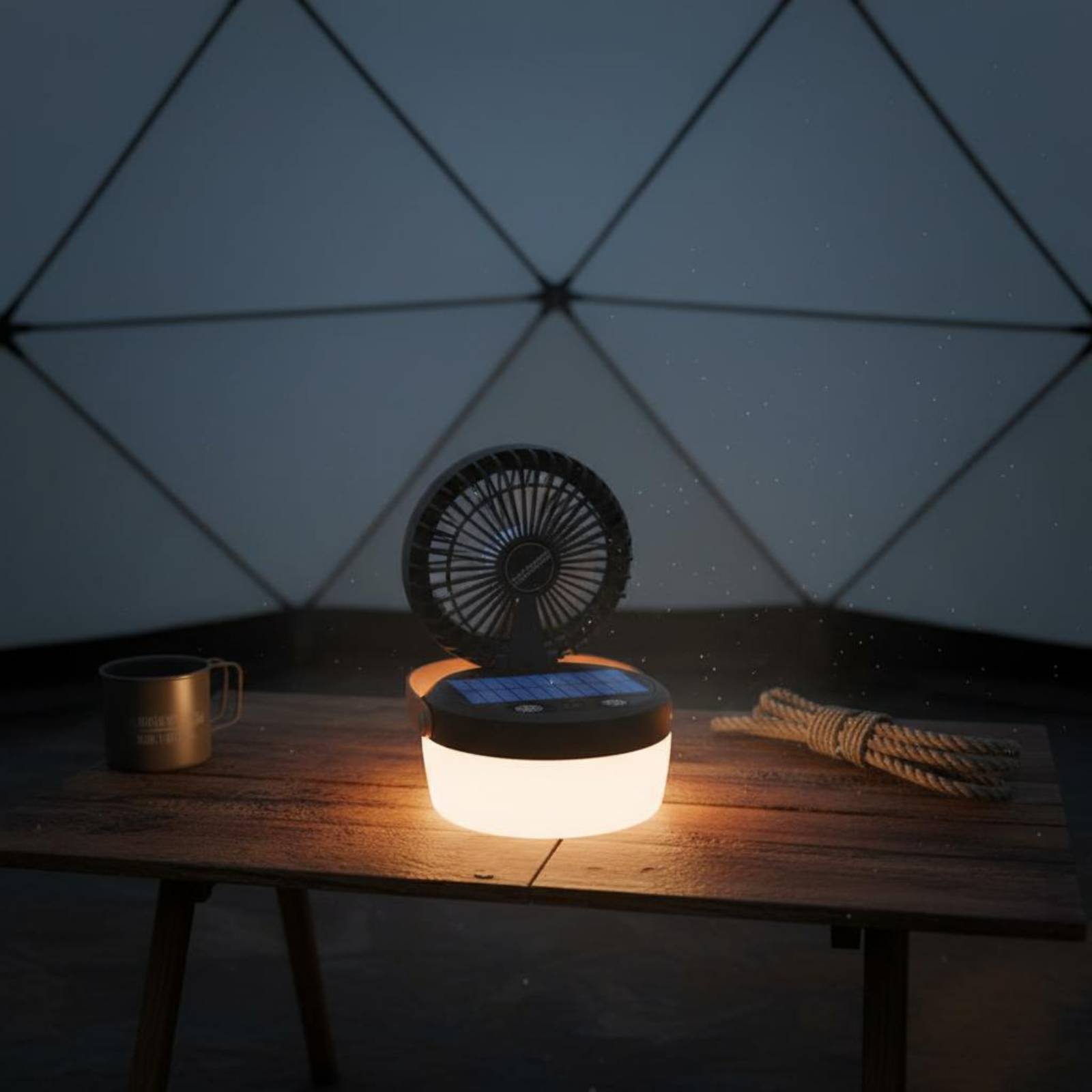 Zonne-campingventilatorlantaar - Solar Lantern Hanging recensie en prijs
