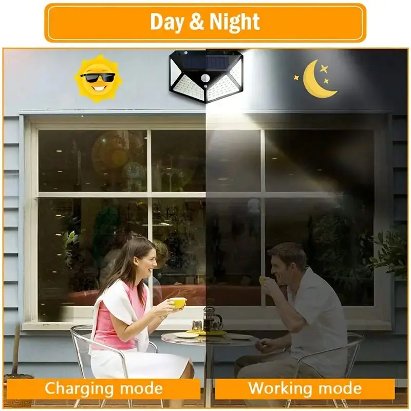 100LED buitenlamp op zonne-ene - Wall Lighting Outdoor recensie en prijs