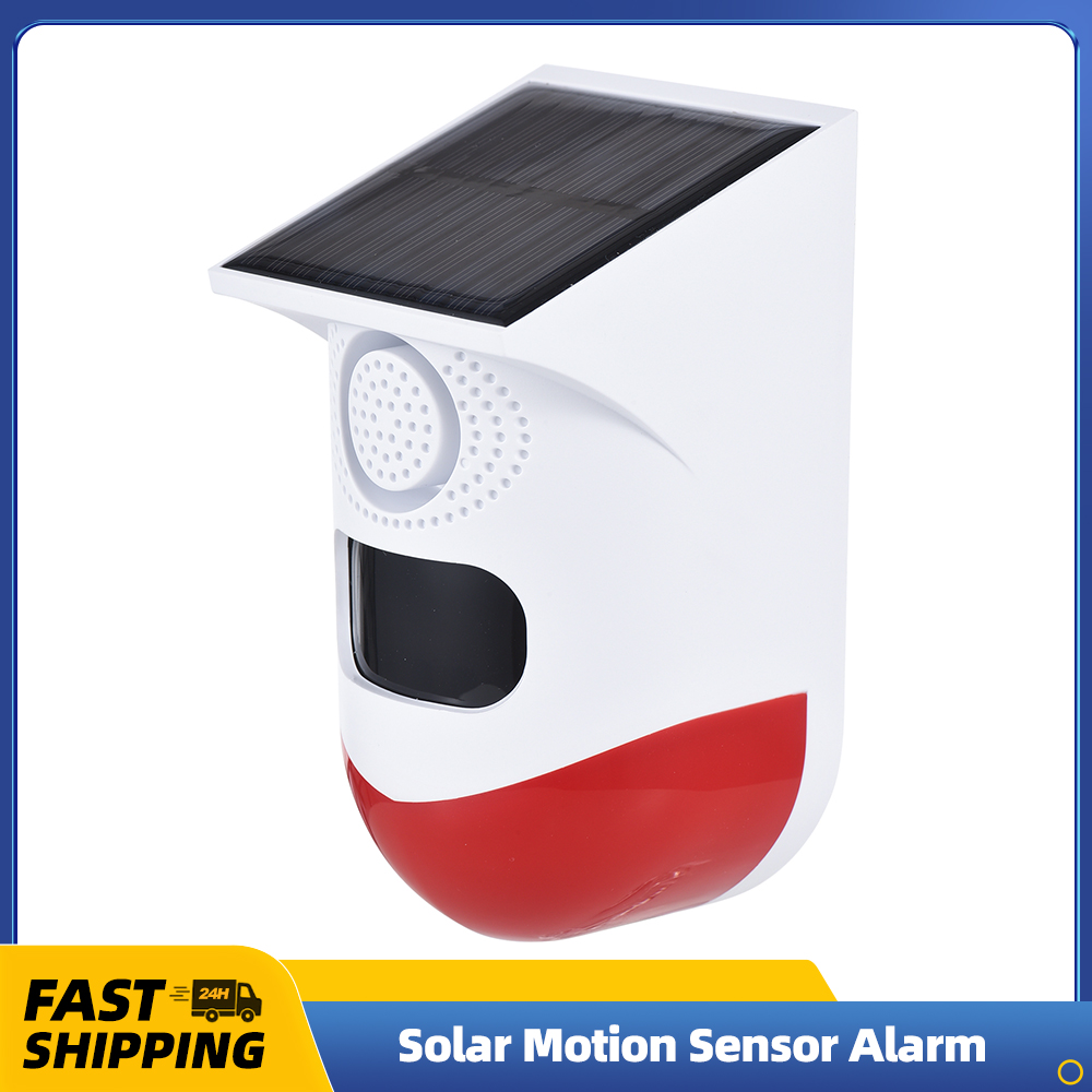 Solar Motion Sensor Alarm Outd - Photocell Outdoor Lighting recensie en prijs