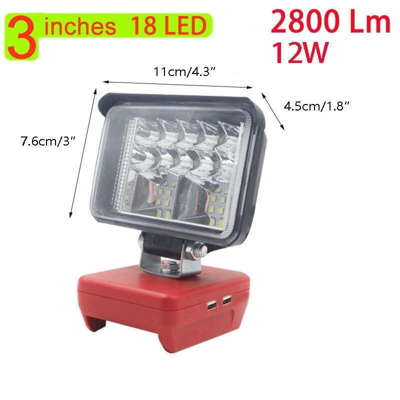 ZWINCKY 12W LED-werklamp voor  - Outdoor Lighting Milwaukee recensie en prijs