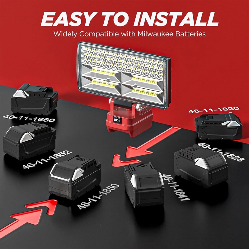 Handheld LED-werklamp voor Mil - Outdoor Lighting Milwaukee recensie en prijs