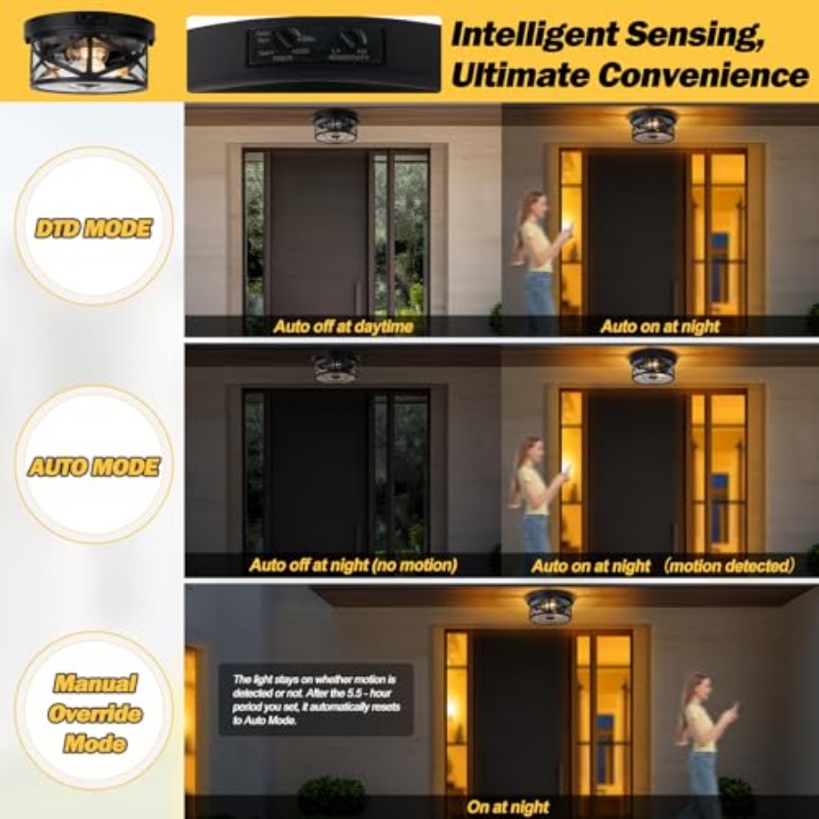 Buitenplafondlamp met beweging - Outdoor Lighting Sensor recensie en prijs