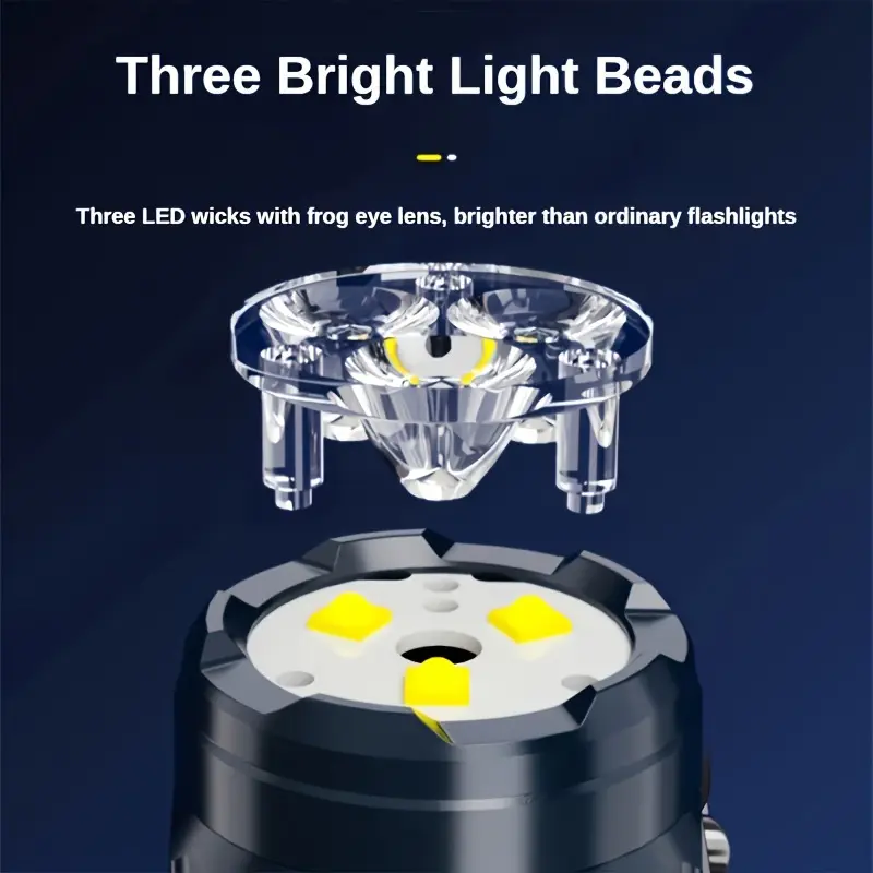 Mini 3LED-zaklamp met penclip, - Outdoor Lighting Diy recensie en prijs