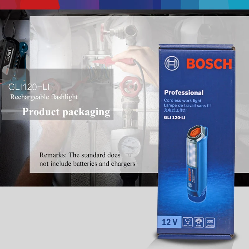 Bosch Oplaadbare lamp GLI 120- - Outdoor Lighting Diy recensie en prijs