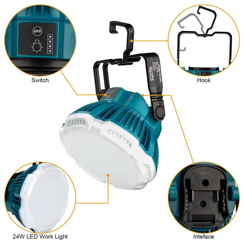24W Led-Werklamp Voor Makita/D - Outdoor Lighting Milwaukee recensie en prijs