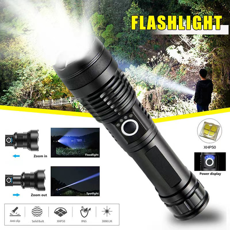 High Power XHP70 Led-zaklamp U - Outdoor Lighting B&Q recensie en prijs