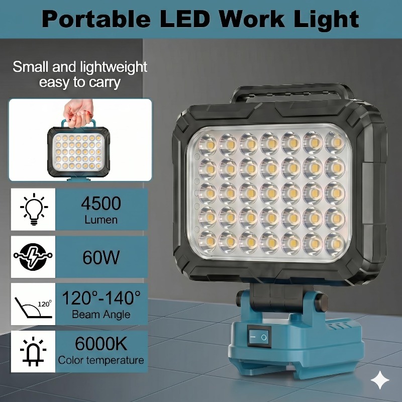 Draadloze bouwplaats-schijnwer - Outdoor Lighting Milwaukee recensie en prijs